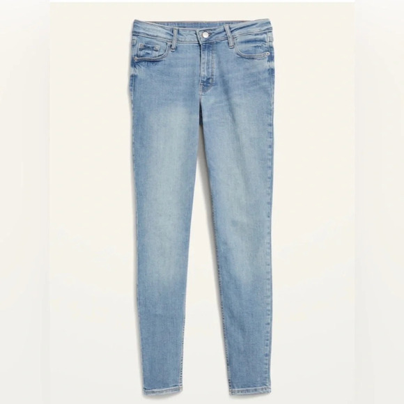 OLD NAVY Mid-Rise Rockstar Super Skinny Jeans in Pacifica - Picture 3 of 9